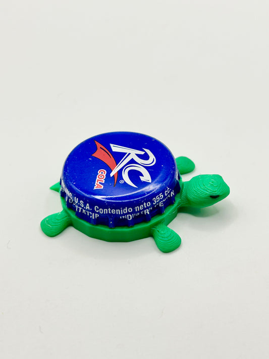 RC Cola (Red Accent) - Bottle Cap Magnet Turtle