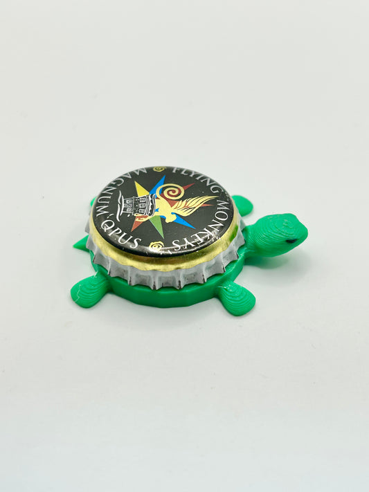Flying Monkeys Magnum Opus - Bottle Cap Magnet Turtle