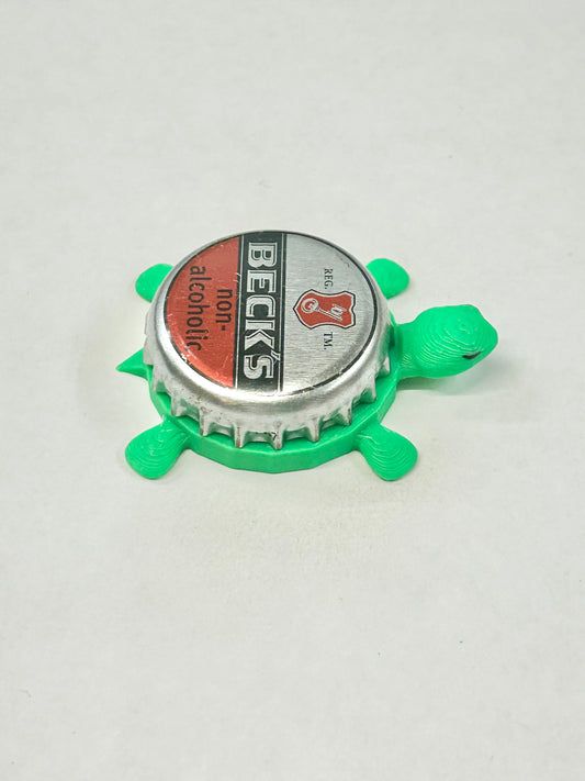 Beck’s NA (Non Alcoholic) - Bottle Cap Magnet Turtle