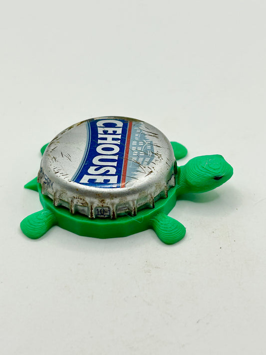 Icehouse Beer (Vintage) - Bottle Cap Magnet Turtle Shell Shocked Art