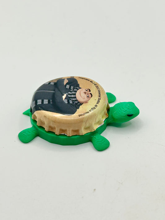 Gru (Despicable Me) - Bottle Cap Magnet Turtle Shell Shocked Art