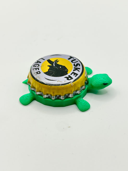 Tusker Lager - Bottle Cap Magnet Turtle