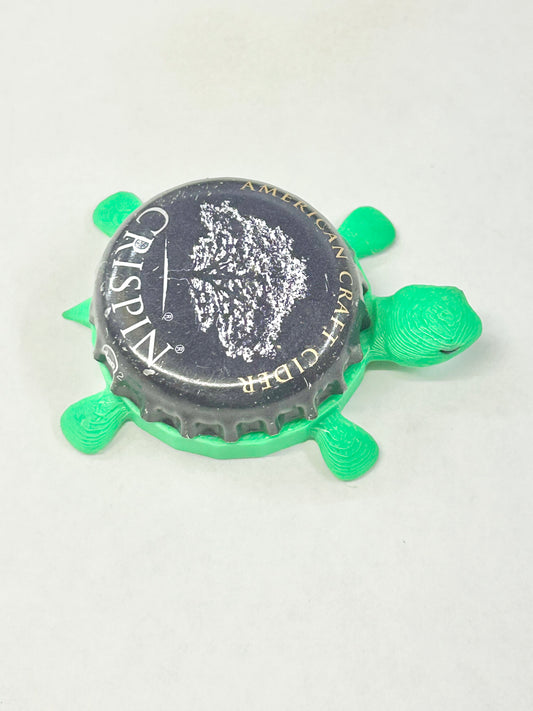 Crispin American Craft Cider - Bottle Cap Magnet Turtle