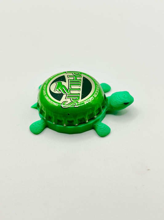 Phillips Beer - Bottle Cap Magnet Turtle