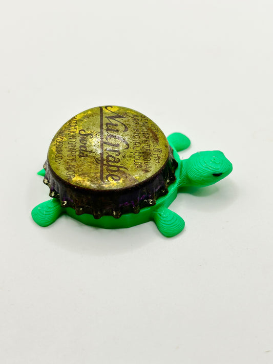 Nugrape Grape Soda (Vintage) - Bottle Cap Magnet Turtle