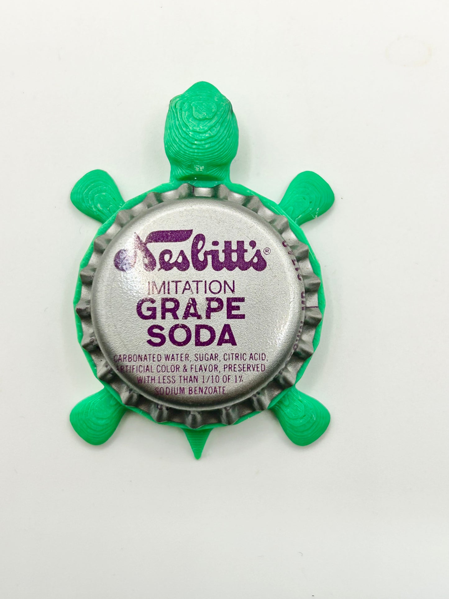 Nesbitt’s Grape Soda - Bottle Cap Magnet Turtle