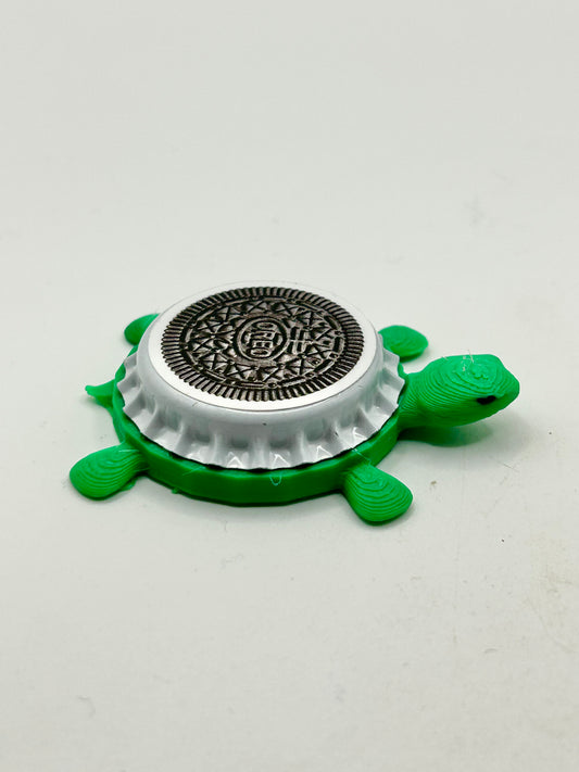 Oreo Cookie - Bottle Cap Magnet Turtle Shell Shocked Art