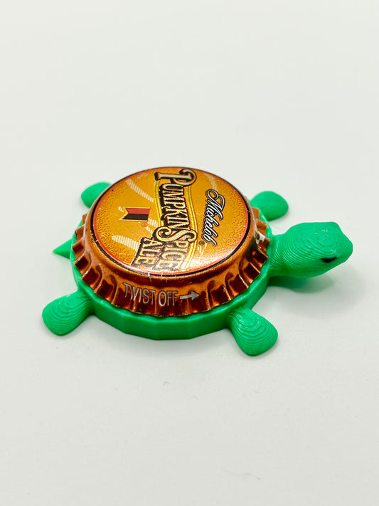 Michelob Pumpkin Spice Ale - Bottle Cap Magnet Turtle