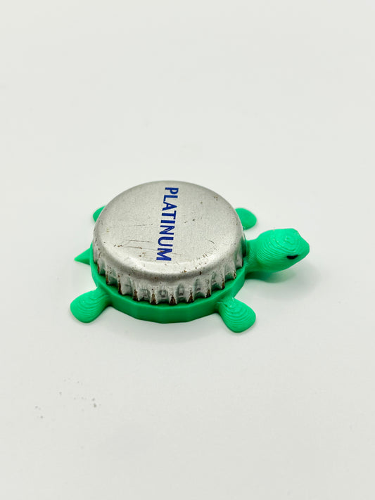 Bud Light Platinum (Vintage) - Bottle Cap Magnet Turtle