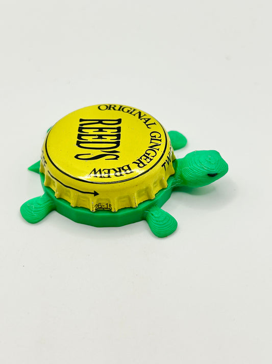 Reed’s Original Ginger Brew - Bottle Cap Magnet Turtle