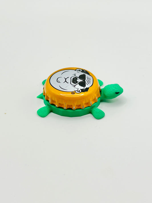 Fat Head’s Brewery (Orange) - Bottle Cap Magnet Turtle