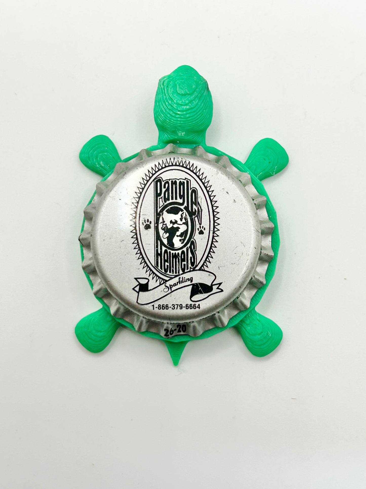 Pangle Heimers Sparkling - Bottle Cap Magnet Turtle