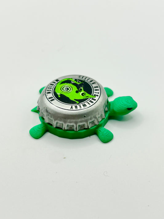 Cellar Rats Brewery - Bottle Cap Magnet Turtle