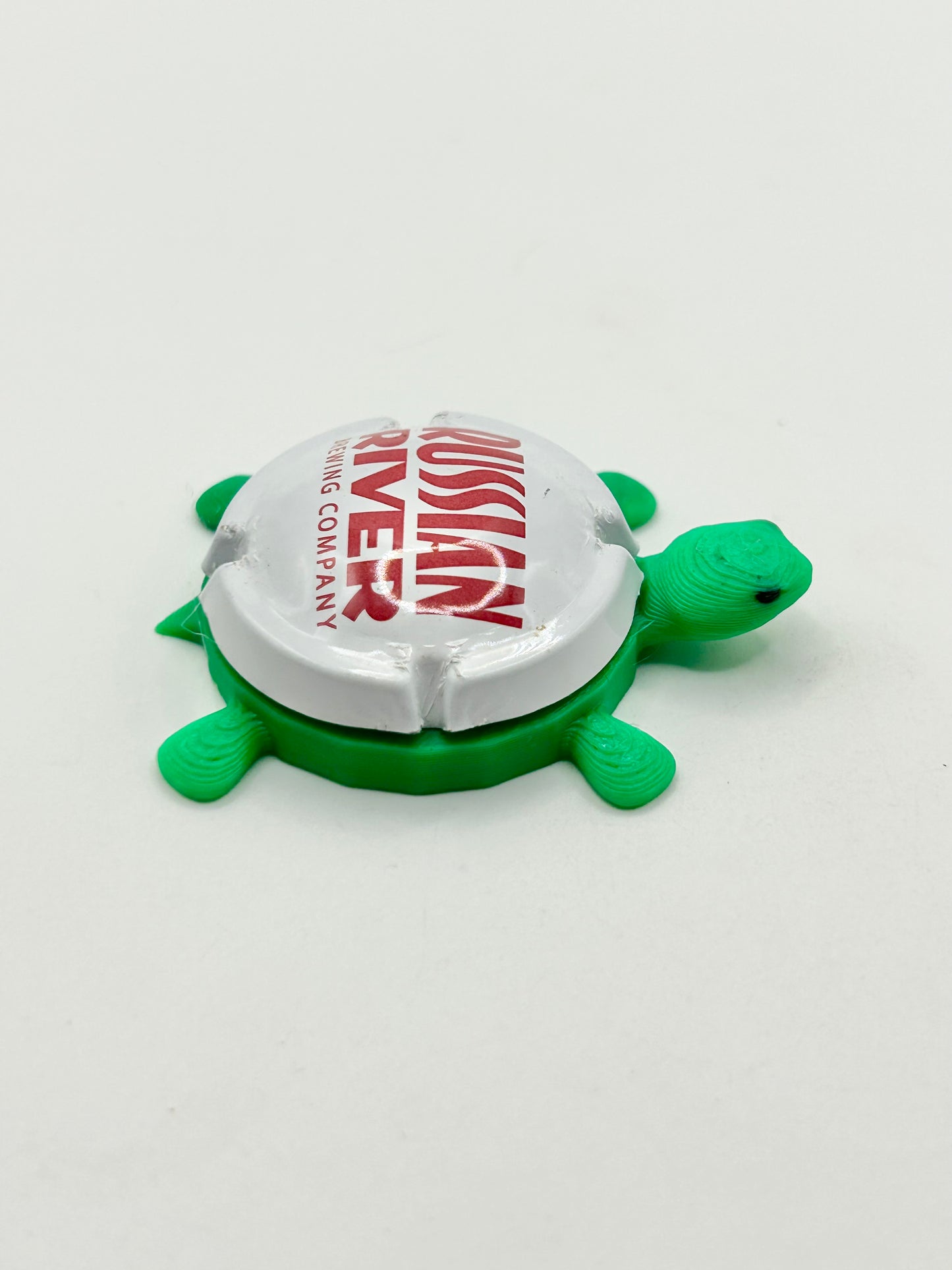 Russian River Brewing (Beer Cork Bottle Cage Cap) - Bottle Cap Magnet Turtle