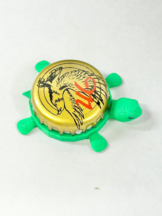 Miller Genuine Draft (Eagle) - Bottle Cap Magnet Turtle