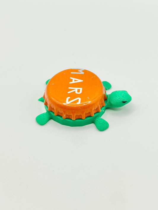Bell's Mars (Text) - Bottle Cap Magnet Turtle