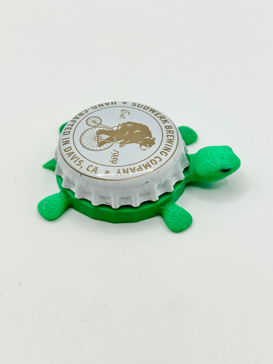 Sudwerk Brewing - Bottle Cap Magnet Turtle