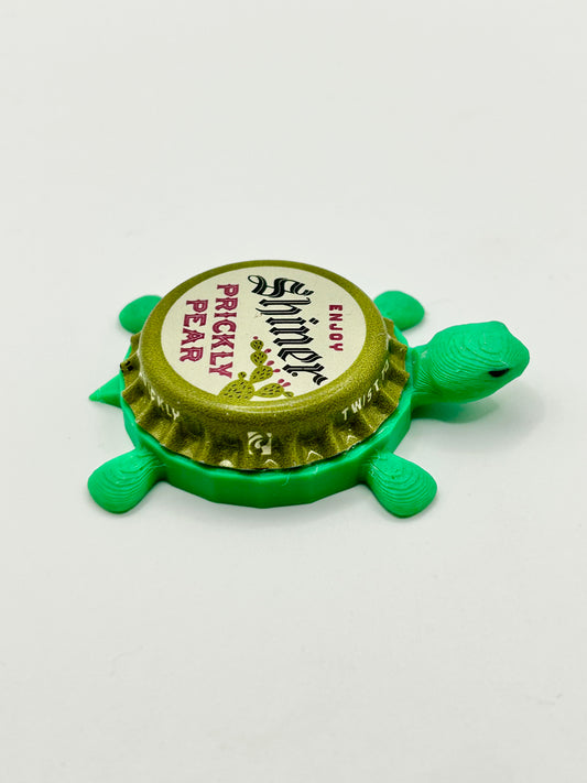 Shiner Prickly Pear - Bottle Cap Magnet Turtle