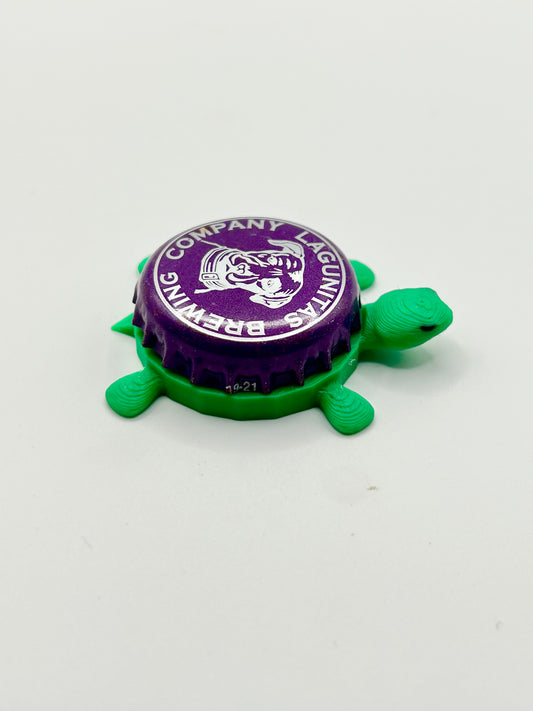 Lagunitas Brewing (Purple) - Bottle Cap Magnet Turtle