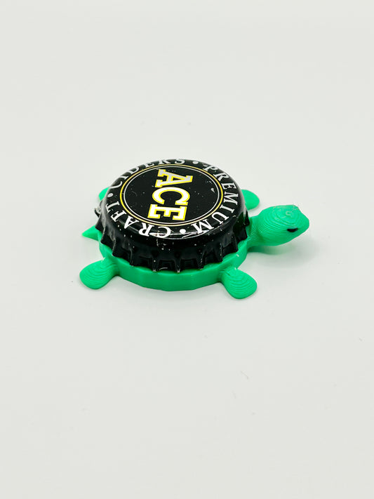 Ace Premium Craft Cider - Bottle Cap Magnet Turtle