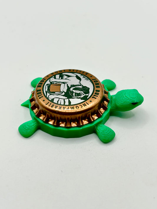 John Bull Brewing (Bulldog) - Bottle Cap Magnet Turtle