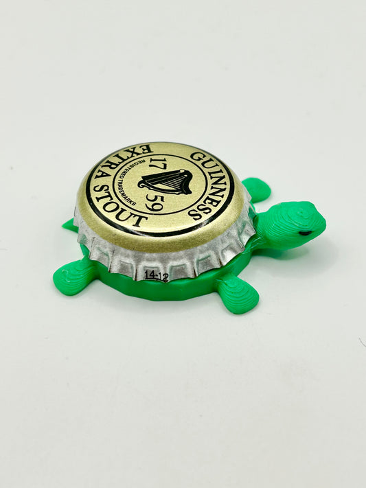 Guinness Extra Stout 1759 - Bottle Cap Magnet Turtle