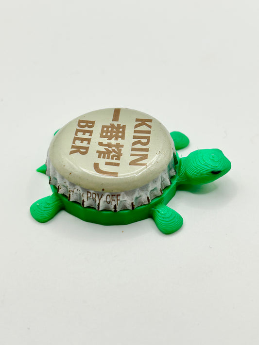 Kirin Beer - Bottle Cap Magnet Turtle