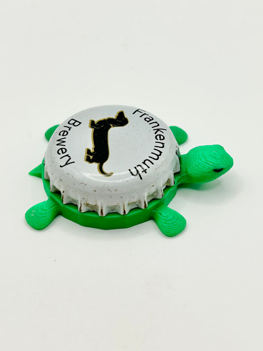 Frankenmuth Brewery - Bottle Cap Magnet Turtle