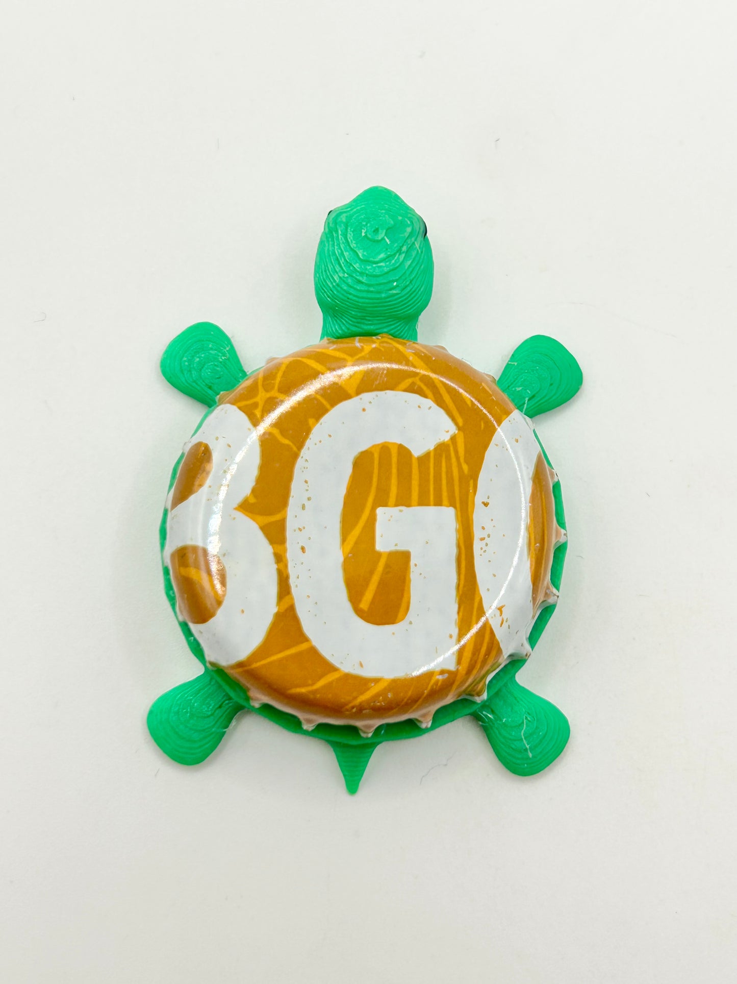 Hobgoblin Ruby - Bottle Cap Magnet Turtle