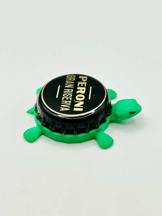 Peroni Gran Riserva - Bottle Cap Magnet Turtle