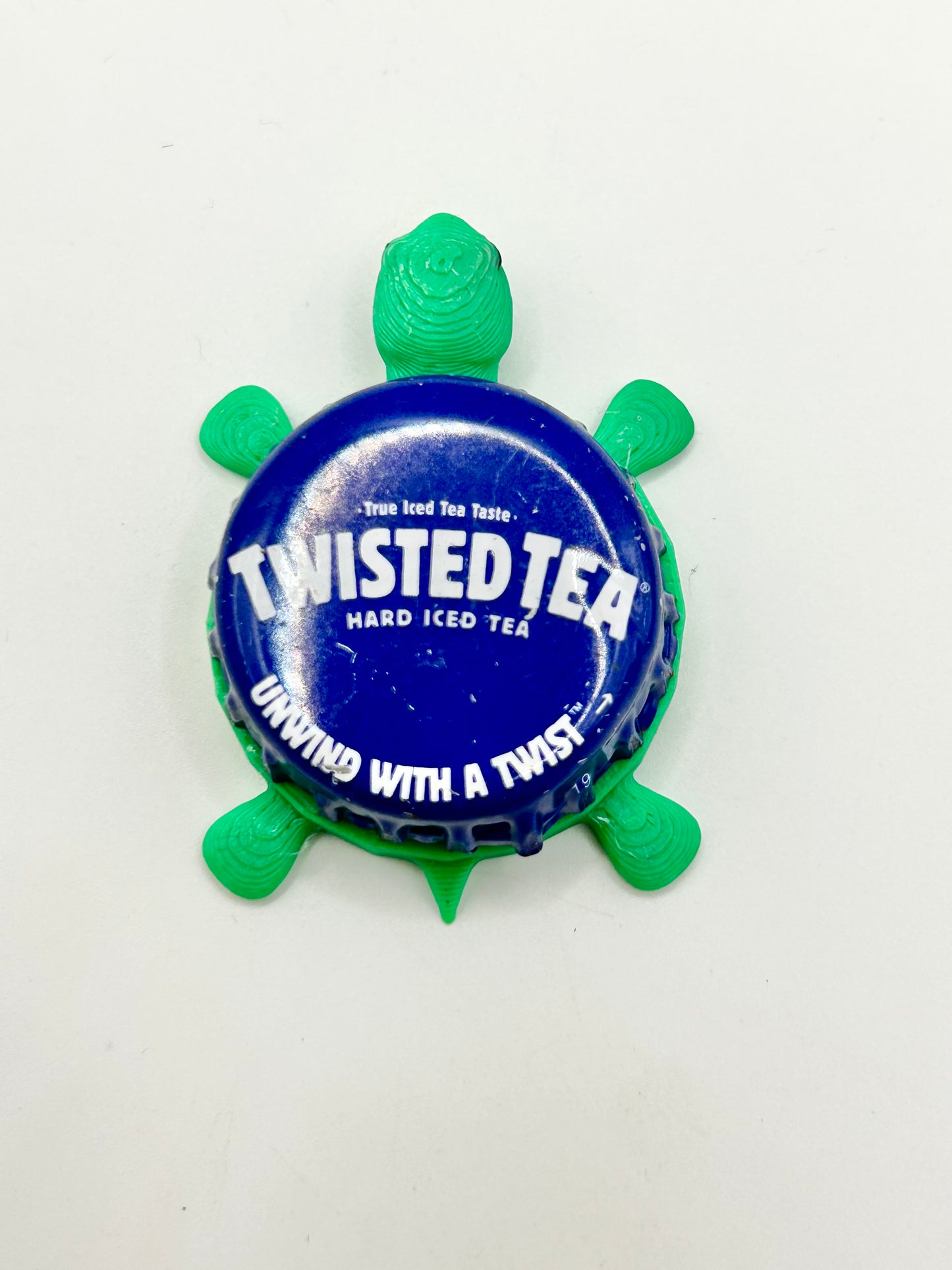 Twisted Tea - Bottle Cap Magnet Turtle