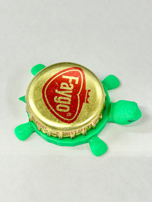 Faygo Soda - Bottle Cap Magnet Turtle