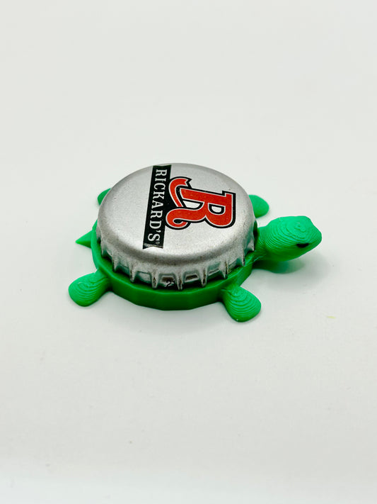 Rickard’s Red Beer - Bottle Cap Magnet Turtle