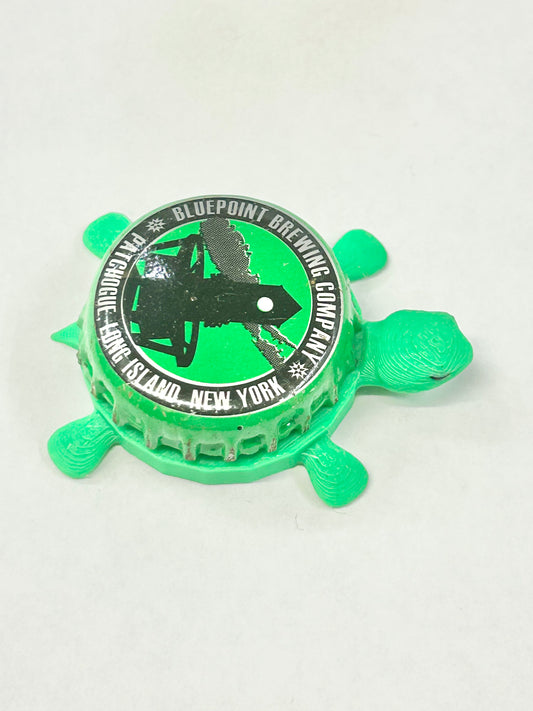 Bluepoint Brewing Co Light Tower (Green) - Bottle Cap Magnet Turtle