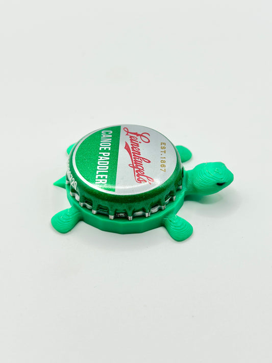 Leinenkugel's Canoe Paddler - Bottle Cap Magnet Turtle