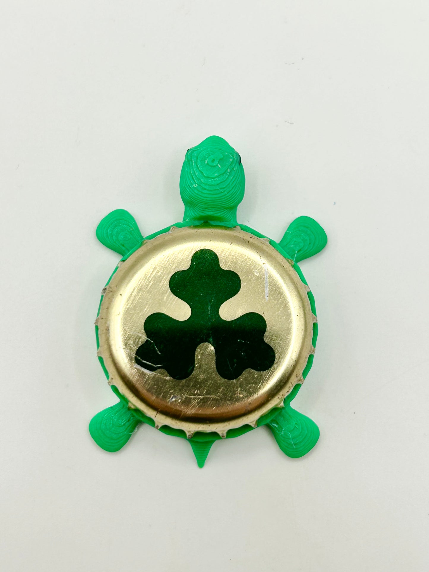 Carlsberg Logo (Green) - Bottle Cap Magnet Turtle