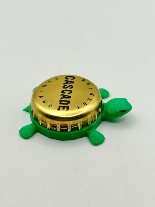Cascade Brewing - Bottle Cap Magnet Turtle