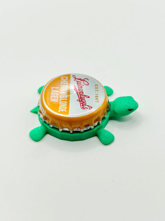 Leinenkugel's Cherry Blonde Lager - Bottle Cap Magnet Turtle