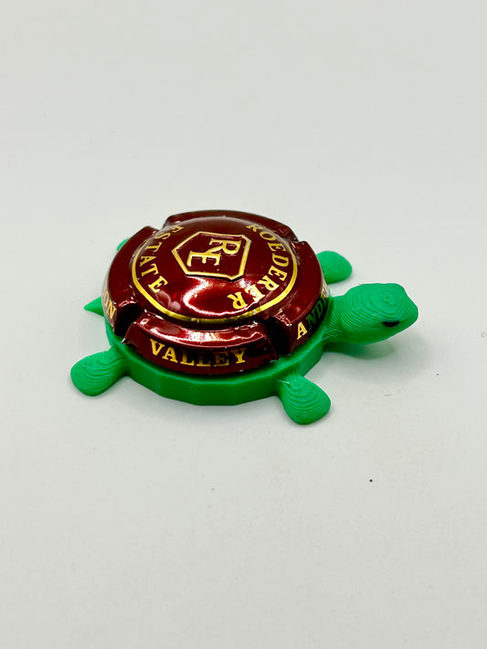 Roederer Estate Champagne - Bottle Cap Magnet Turtle