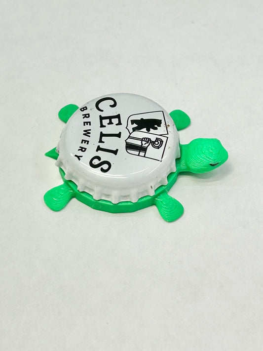 Celis Brewery - Bottle Cap Magnet Turtle