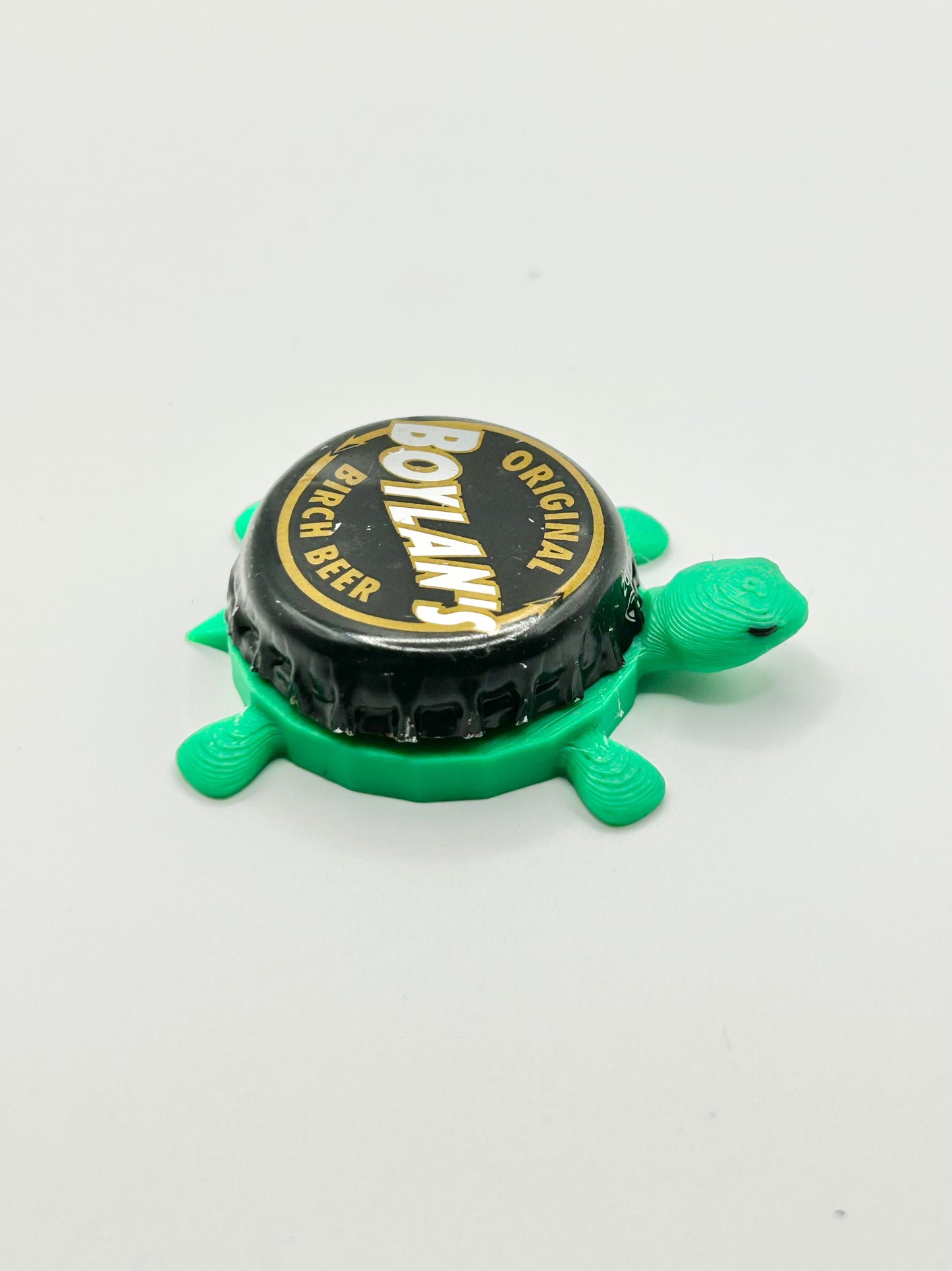 Boylan’s Birch Beer - Bottle Cap Magnet Turtle
