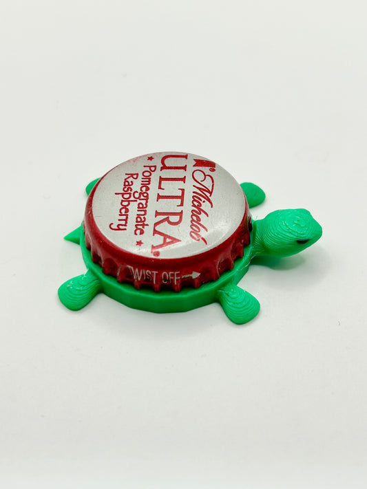 Michelob Ultra Pomegranate Raspberry - Bottle Cap Magnet Turtle