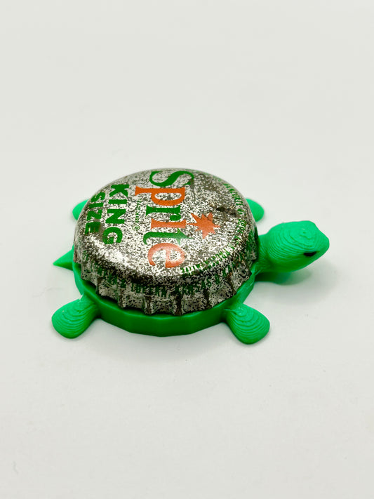 Sprite King (Vintage) - Bottle Cap Magnet Turtle