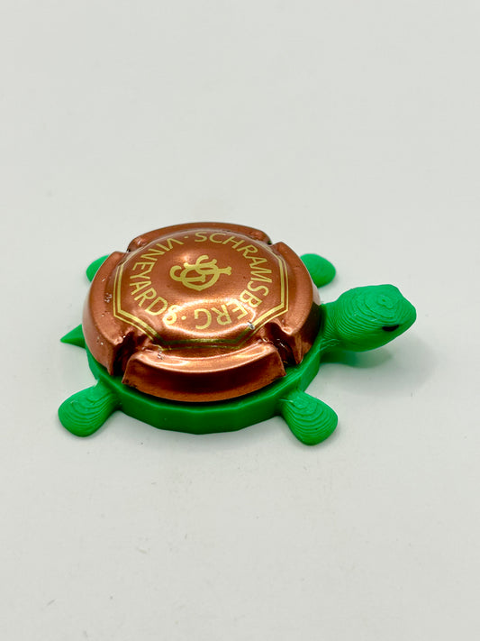 Schramsberg Vineyards (Copper) - Bottle Cap Magnet Turtle