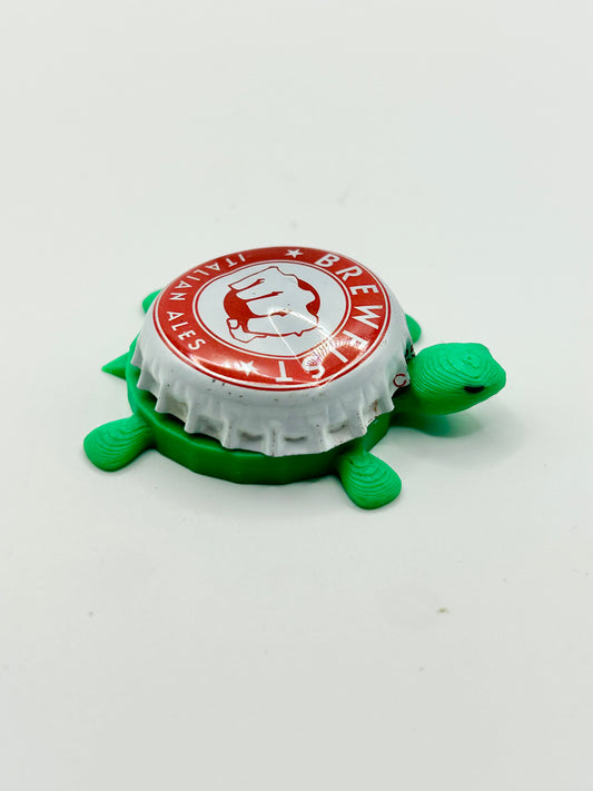 Brew Fist Italian Ales - Bottle Cap Magnet Turtle