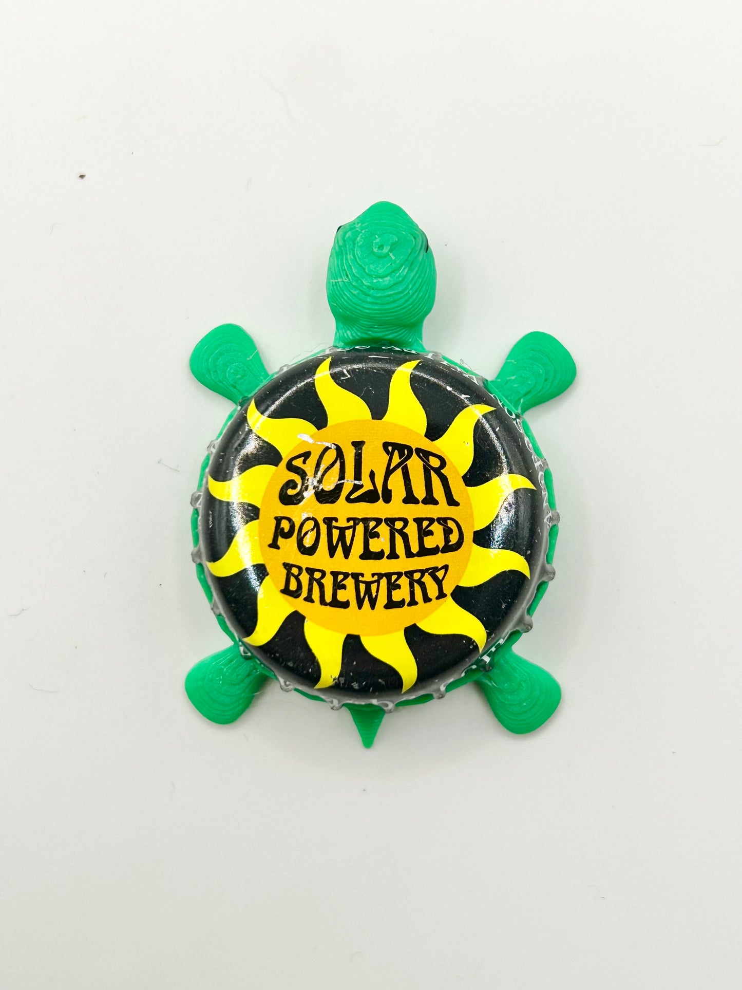 Anderson Valley Brewing Solar Powered Brewery - Bottle Cap Magnet Turtle