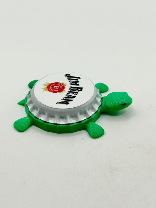 Jim Beam - Bottle Cap Magnet Turtle