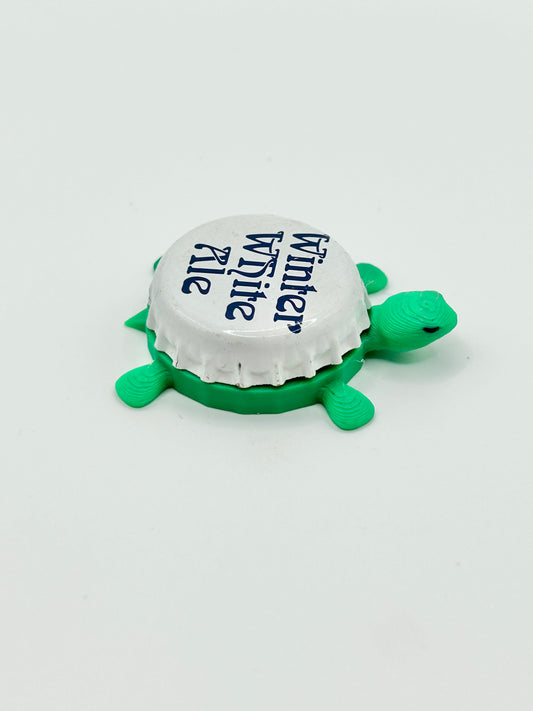 Bell's Winter White Ale - Bottle Cap Magnet Turtle