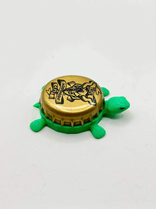 Stone True Independent Craft - Bottle Cap Magnet Turtle