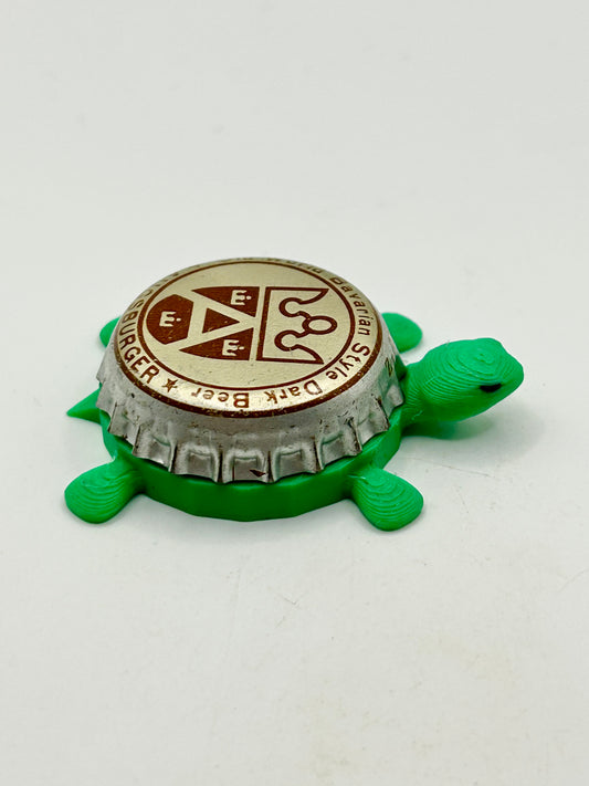 Augsburger - Bottle Cap Magnet Turtle Shell Shocked Art